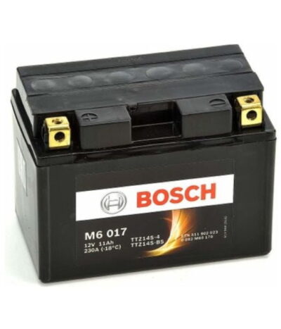 AKÜ: Bosch M6017 12V 11Ah AGM  YTZ14S-BS Motosiklet Aküsü
