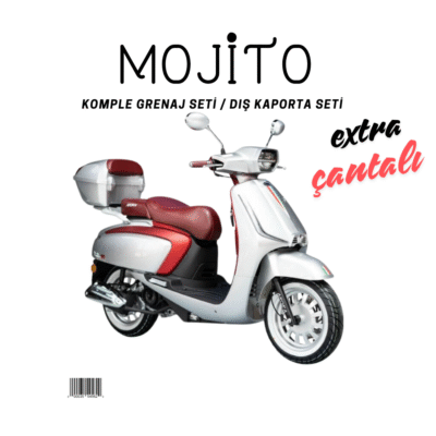 Arora Mojito Beyaz Grenaj Seti 22 Parça + Çantalı