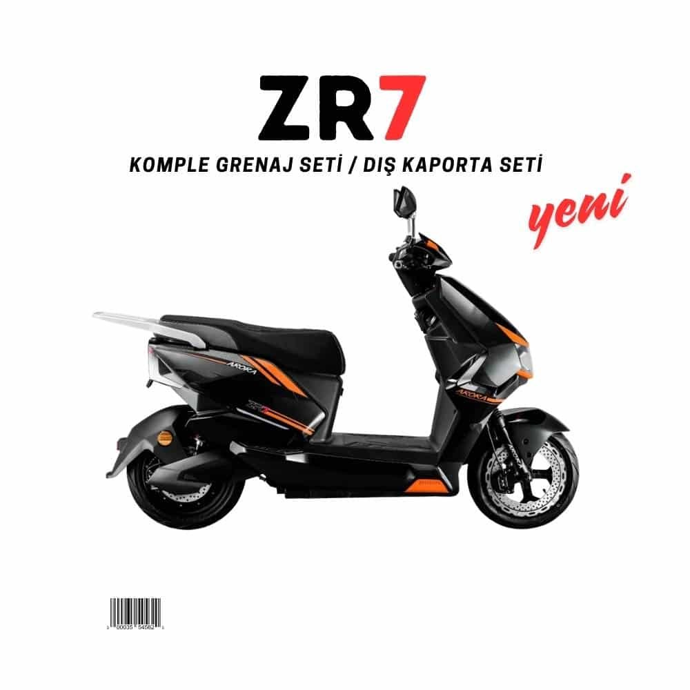 Arora ZR 7 Turuncu Siyah Grenaj Seti 16 Parça